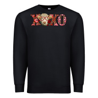 Black xoxo charolais cow Premium Sweatshirt - RanaPortraitStore