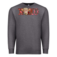 Charcoal Heather xoxo charolais cow Premium Sweatshirt - RanaPortraitStore