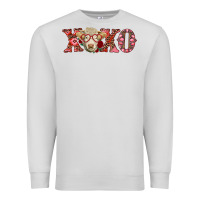 Dove Grey xoxo charolais cow Premium Sweatshirt - RanaPortraitStore