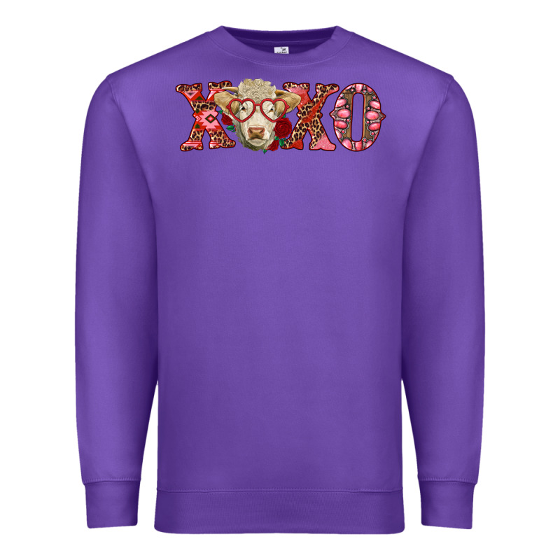 Xoxo Charolais Cow Premium Sweatshirt by RanaPortraitStore | Teevron