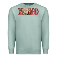 Seafoam xoxo charolais cow Premium Sweatshirt - RanaPortraitStore