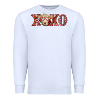 White xoxo charolais cow Premium Sweatshirt - RanaPortraitStore