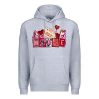 Heather Grey valentines day nurse Premium Hoodie - AdoDesignShop