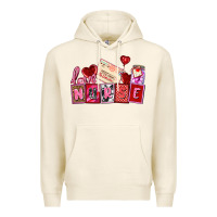 Tofu valentines day nurse Premium Hoodie - AdoDesignShop