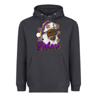 Smoke believe purple and gold african american santa Heavyweight Hoodie - RanaPortraitStore