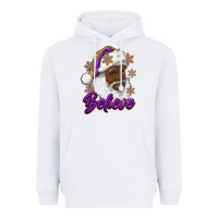 White believe purple and gold african american santa Heavyweight Hoodie - RanaPortraitStore