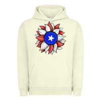 Pigment Pistachio sunflower puerto rico flag Urban Hoodie - JahusDesignShop