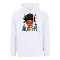 White autism afro kid full face Heavyweight Hoodie - texasbilliewilder