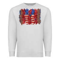 Dove Grey 4th of july brushstroke Premium Sweatshirt - Zillion Design Studio