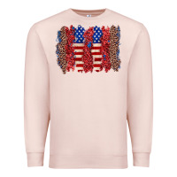 Pale Pink 4th of july brushstroke Premium Sweatshirt - Zillion Design Studio