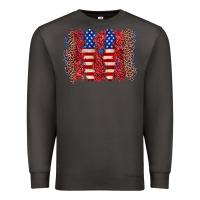 Smoke 4th of july brushstroke Premium Sweatshirt - Zillion Design Studio