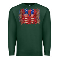 Sports Green 4th of july brushstroke Premium Sweatshirt - Zillion Design Studio
