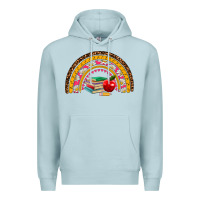Blue Mist back to school rainbow Premium Hoodie - AdoDesignShop