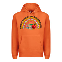 Carrot back to school rainbow Premium Hoodie - AdoDesignShop