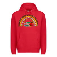 Back To School Rainbow Premium Hoodie | Teevron