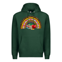 Sports Green back to school rainbow Premium Hoodie - AdoDesignShop
