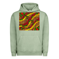 Pigment Oil Green merry with mistletoe Urban Hoodie - AdoDesignShop