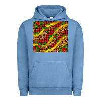 Pigment Pebble Blue merry with mistletoe Urban Hoodie - AdoDesignShop