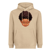 Mushroom cute afro boy Heavyweight Hoodie - texasbilliewilder