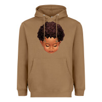 Toasted Coconut cute afro boy Heavyweight Hoodie - texasbilliewilder