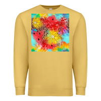 Antique Gold fruits leopard seamless pattern Premium Sweatshirt - Zillion Design Studio