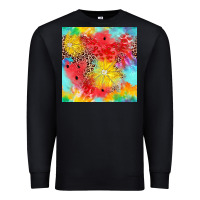 Black fruits leopard seamless pattern Premium Sweatshirt - Zillion Design Studio