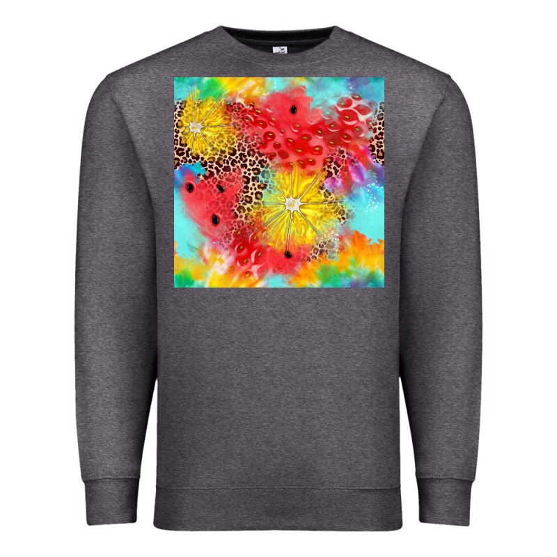 Fruits Leopard Seamless Pattern Premium Sweatshirt by Zillion Design Studio | Teevron