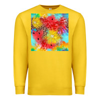 Lemon fruits leopard seamless pattern Premium Sweatshirt - Zillion Design Studio