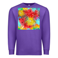 Purple fruits leopard seamless pattern Premium Sweatshirt - Zillion Design Studio