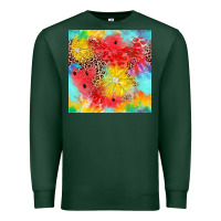 Sports Green fruits leopard seamless pattern Premium Sweatshirt - Zillion Design Studio