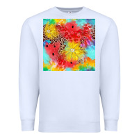 White fruits leopard seamless pattern Premium Sweatshirt - Zillion Design Studio