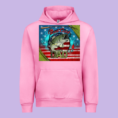Reel Cool Dad Fishing Urban Hoodie Designed By Jasminsmagicworld