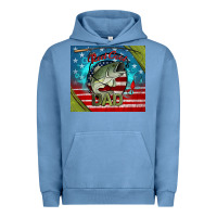Pigment Pebble Blue reel cool dad fishing Urban Hoodie - Jasminsmagicworld