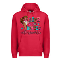 Cardinal life is better with sprinkles Premium Hoodie - AdoDesignShop