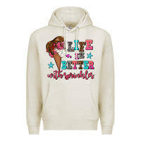 Oatmeal Heather life is better with sprinkles Premium Hoodie - AdoDesignShop