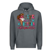 Rock life is better with sprinkles Premium Hoodie - AdoDesignShop