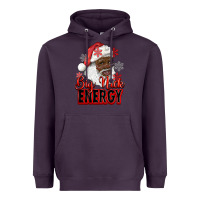 Plum big nick energy afro santa Heavyweight Hoodie - RanaPortraitStore