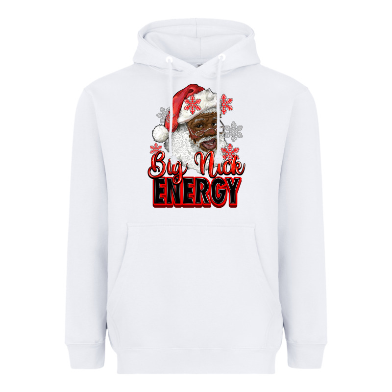 Big Nick Energy Afro Santa Heavyweight Hoodie by RanaPortraitStore | Teevron