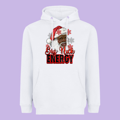 Heavyweight Hoodie big nick energy afro santa