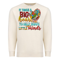 Sandshell big heart to help shape little minds tbw Premium Sweatshirt - texasbilliewilder