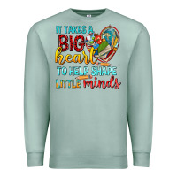 Seafoam big heart to help shape little minds tbw Premium Sweatshirt - texasbilliewilder