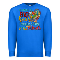 True Royal big heart to help shape little minds tbw Premium Sweatshirt - texasbilliewilder