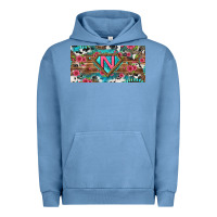 Pigment Pebble Blue super nurse license plate Urban Hoodie - BundleAndBundleShop