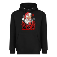 Black big nick energy santa claus Heavyweight Hoodie - RanaPortraitStore