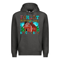 Charcoal Heather forget the she shed i need a bitch barn Premium Hoodie - AdoDesignShop