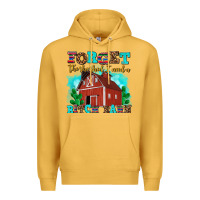 Mustard forget the she shed i need a bitch barn Premium Hoodie - AdoDesignShop