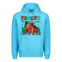 Ocean Blue forget the she shed i need a bitch barn Premium Hoodie - AdoDesignShop