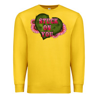 Lemon valentine's day stuck on you heart sunflowers Premium Sweatshirt - RanaPortraitStore