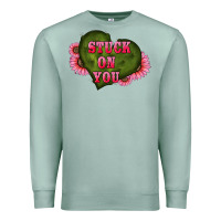 Seafoam valentine's day stuck on you heart sunflowers Premium Sweatshirt - RanaPortraitStore