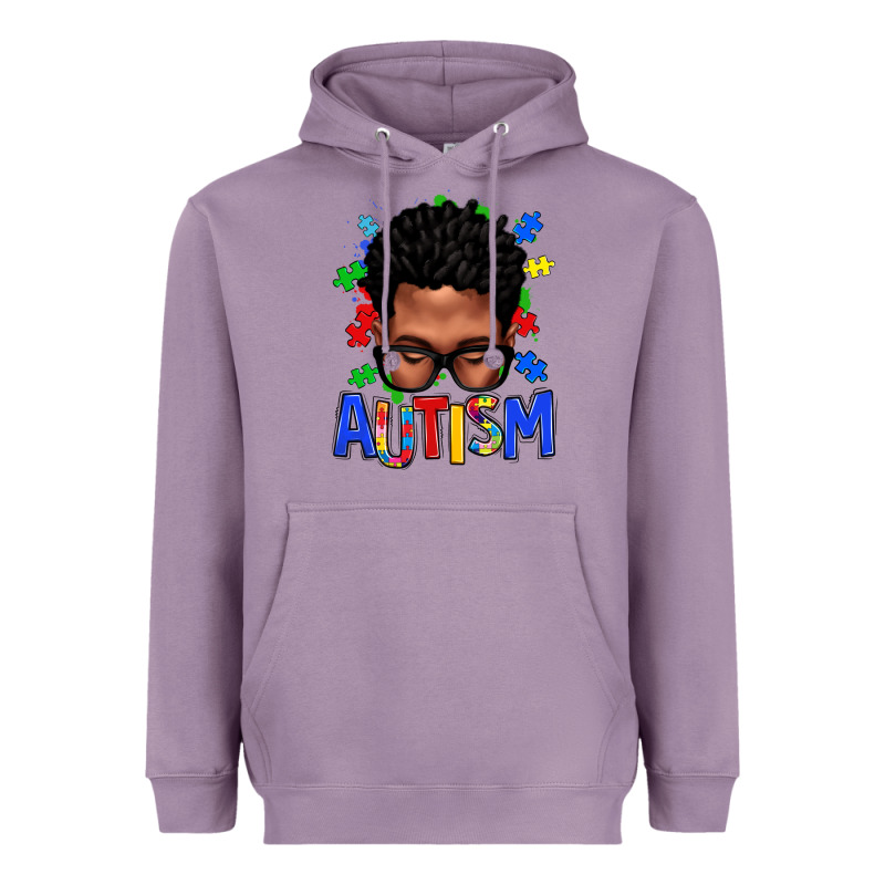 Autism Afro Man Heavyweight Hoodie by texasbilliewilder | Teevron